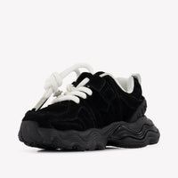 MonnaLisa Kinder Meisjes Sneakers In Zwart