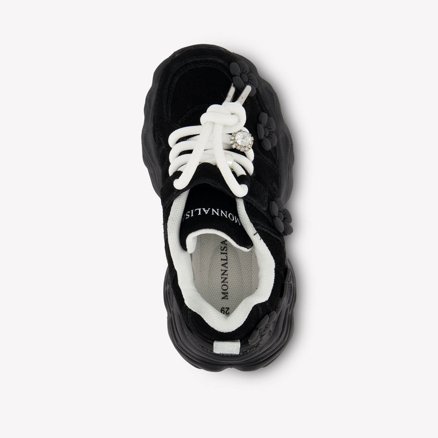 MonnaLisa Kinder Meisjes Sneakers In Zwart