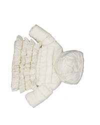 MonnaLisa Baby Meisjes Winterjas In Off White