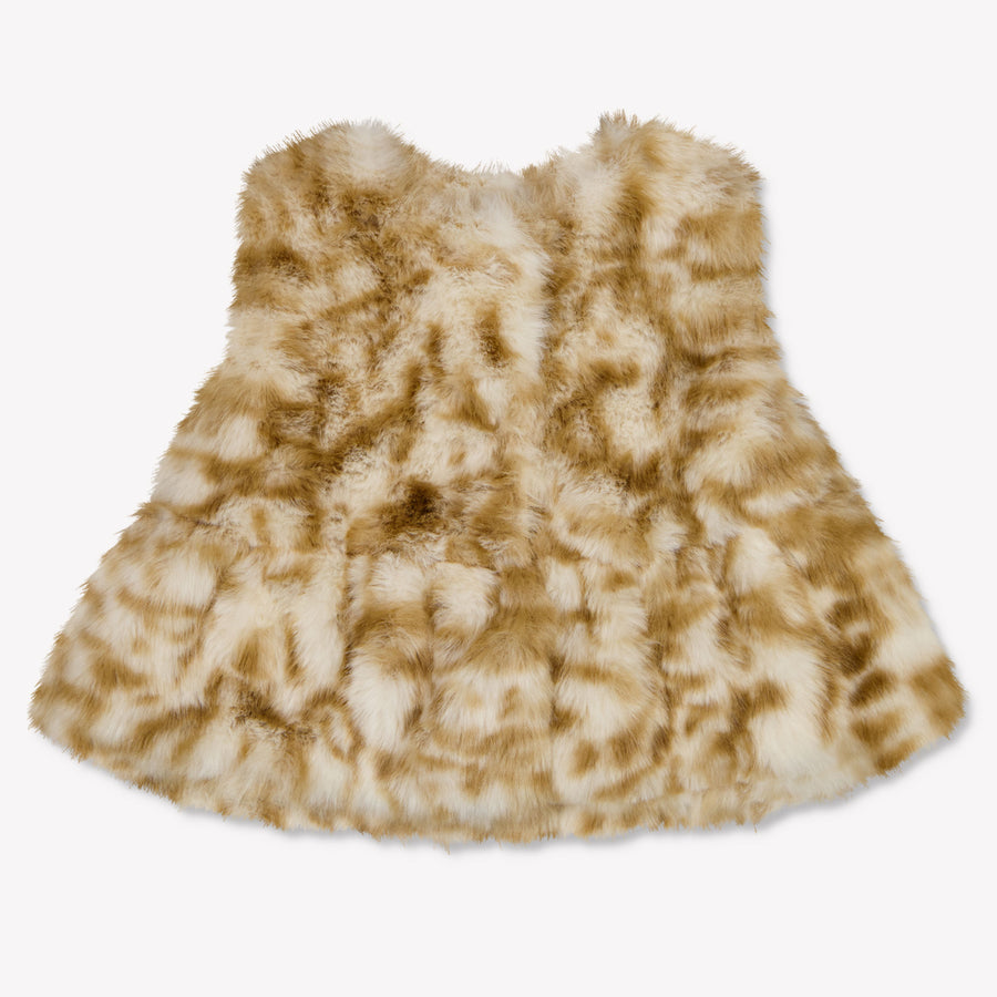 MonnaLisa Baby Girls Bodywarmer In Beige