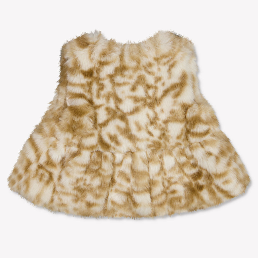 MonnaLisa Baby Girls Bodywarmer In Beige