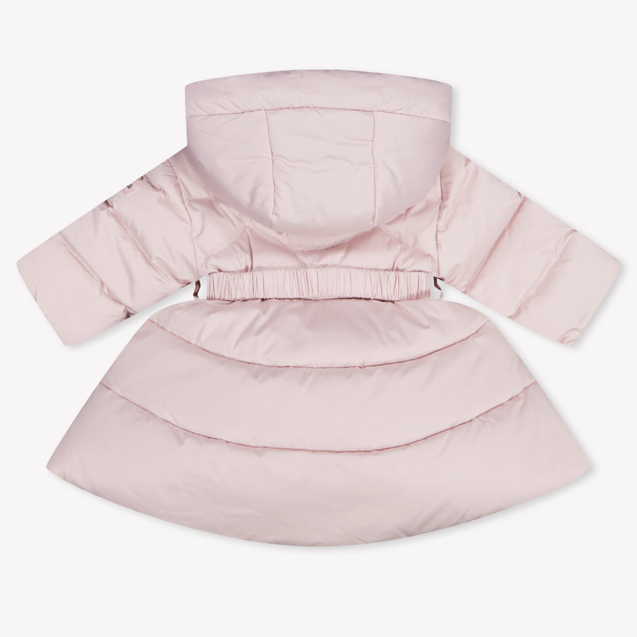 MonnaLisa Baby Meisjes Winterjas In Licht Roze