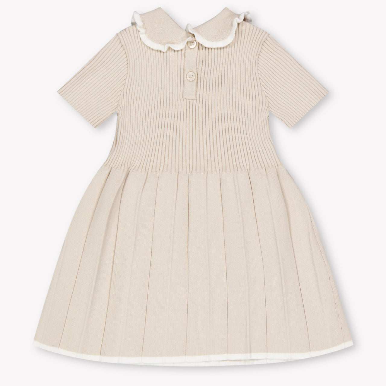 Armani Baby Girls Dress In Beige