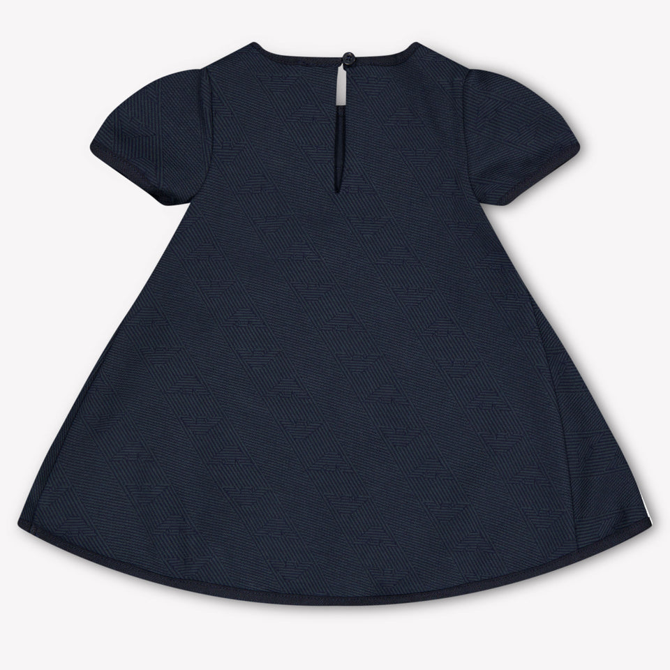 Armani Baby Meisjes Jurk In Navy