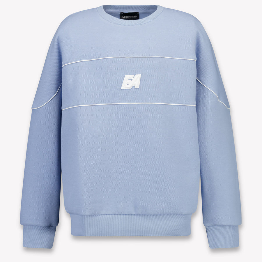 Armani Kinder Jongens Trui In Licht Blauw