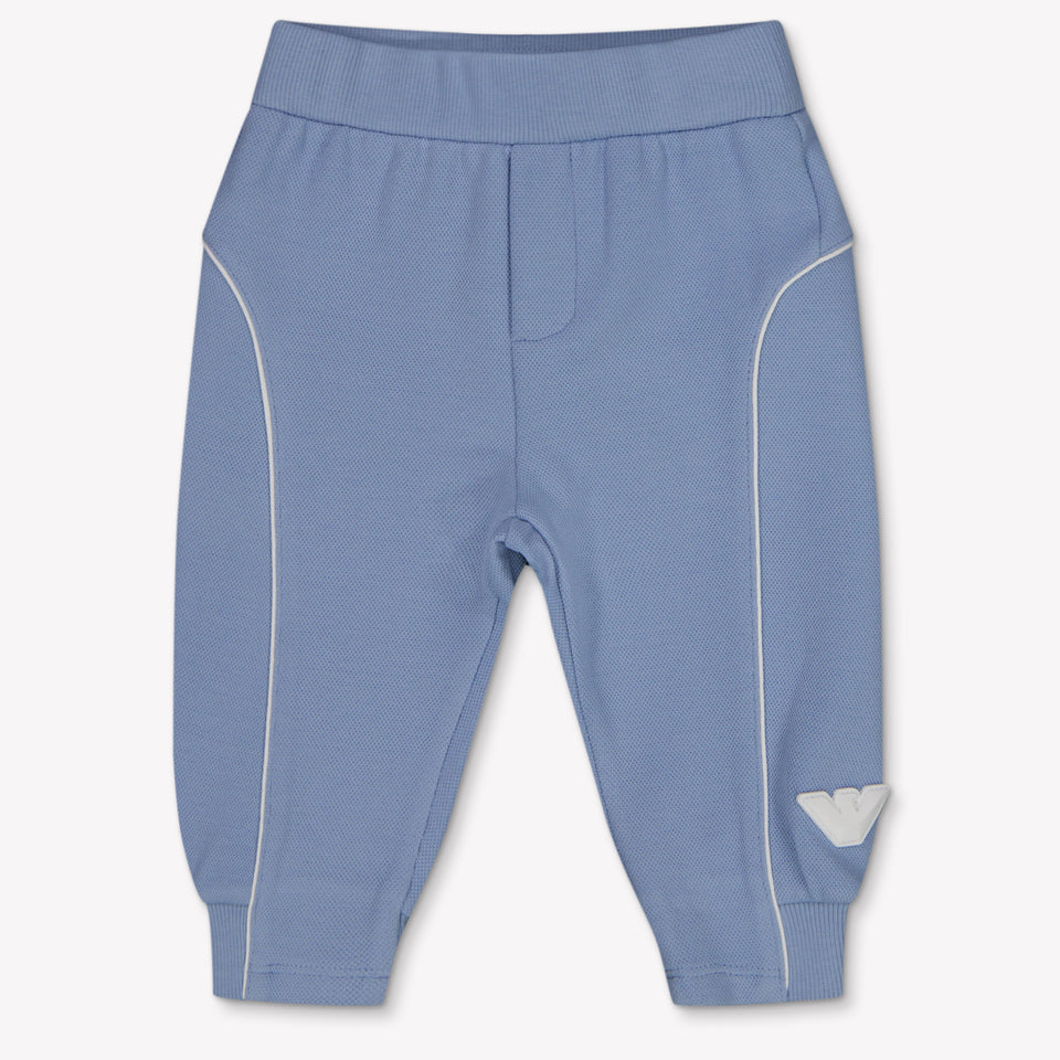 Armani Baby Jongens Broek In Licht Blauw