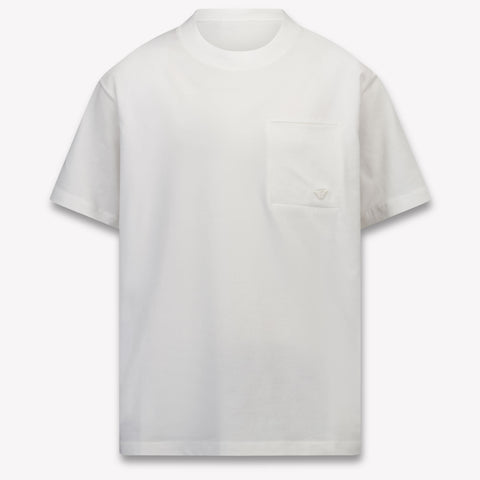 Armani Kids Boys T-Shirt In White