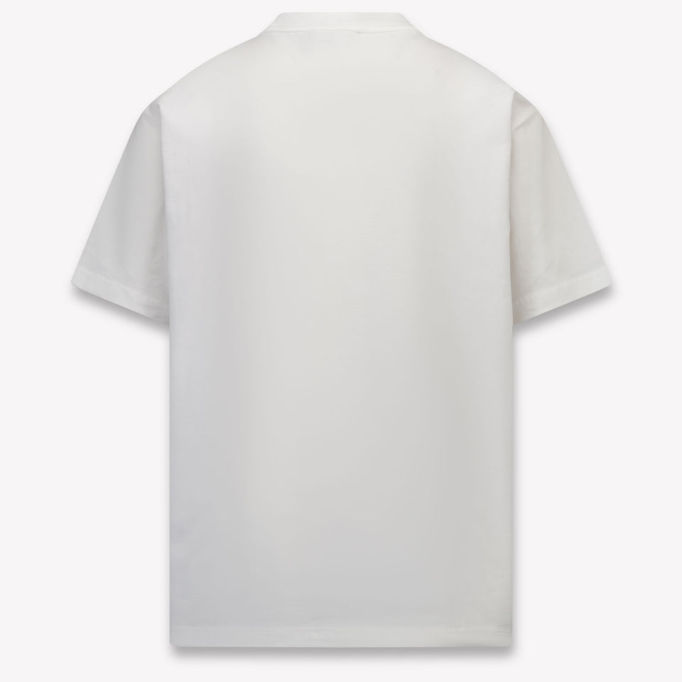 Armani Kinder Jongens T-Shirt In Wit