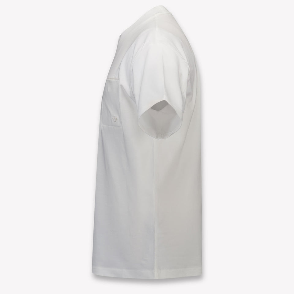 Armani Kinder Jongens T-Shirt In Wit