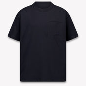 Armani Kinder Jongens T-Shirt In Navy