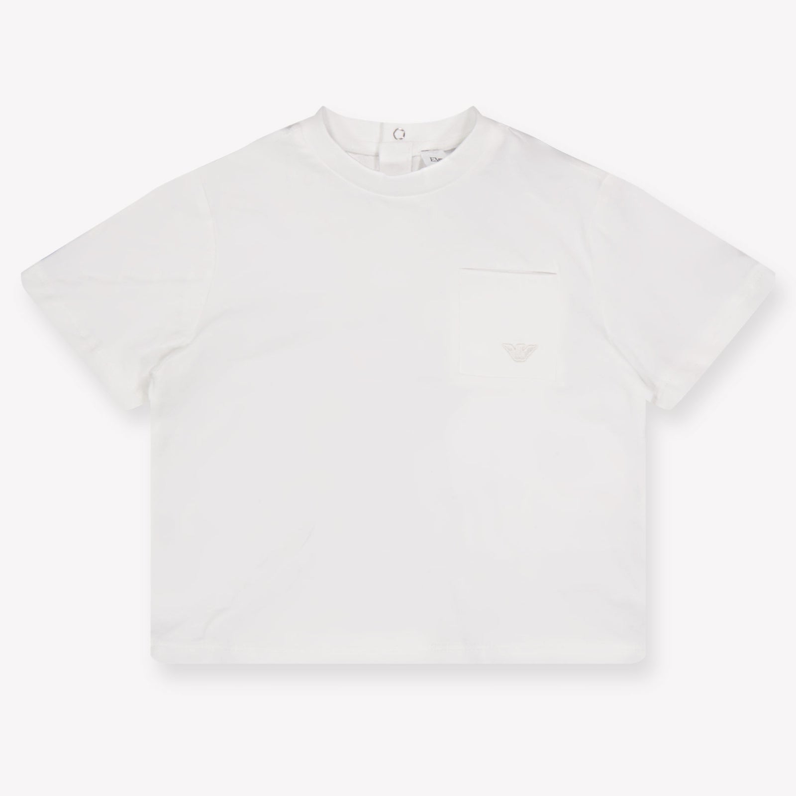 Armani Baby Jongens T-Shirt In Wit