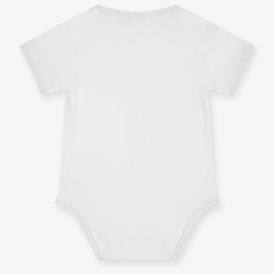 Armani Baby Jongens Rompertje In Licht Blauw