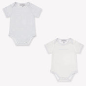 Armani Baby Jongens Rompertje In Licht Blauw