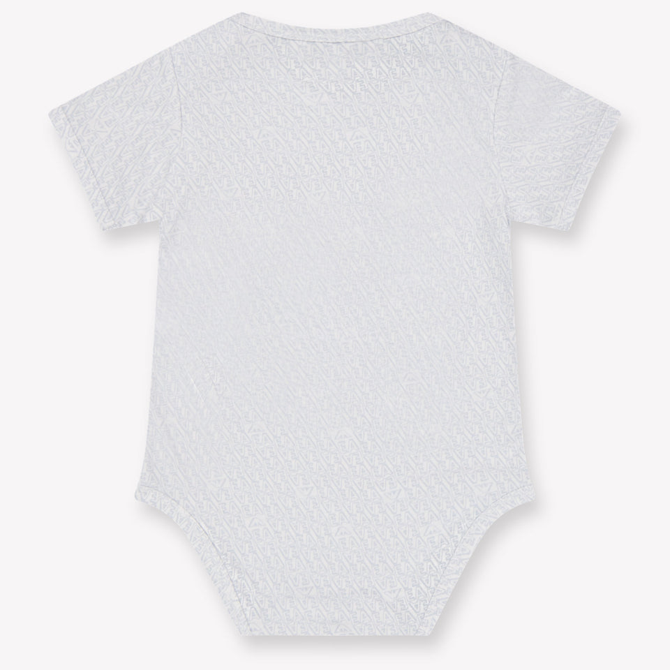 Armani Baby Jongens Rompertje In Licht Blauw