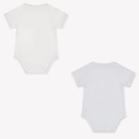Armani Baby Jongens Rompertje In Licht Blauw