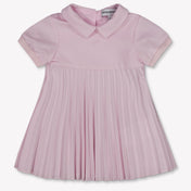 Armani Baby Girls Dress In Light Pink