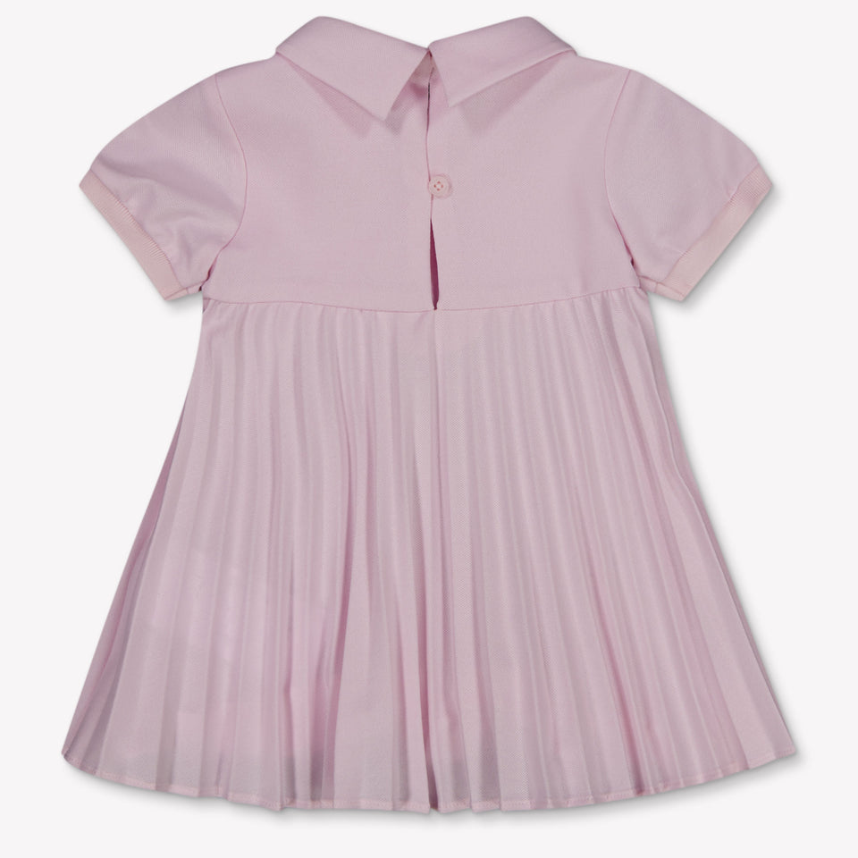 Armani Baby Girls Dress In Light Pink