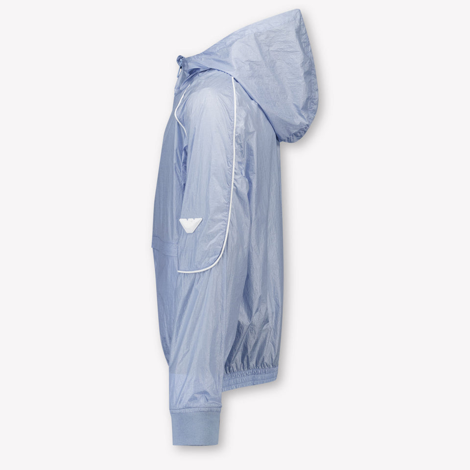 Armani Kinder Jongens Zomerjas In Licht Blauw
