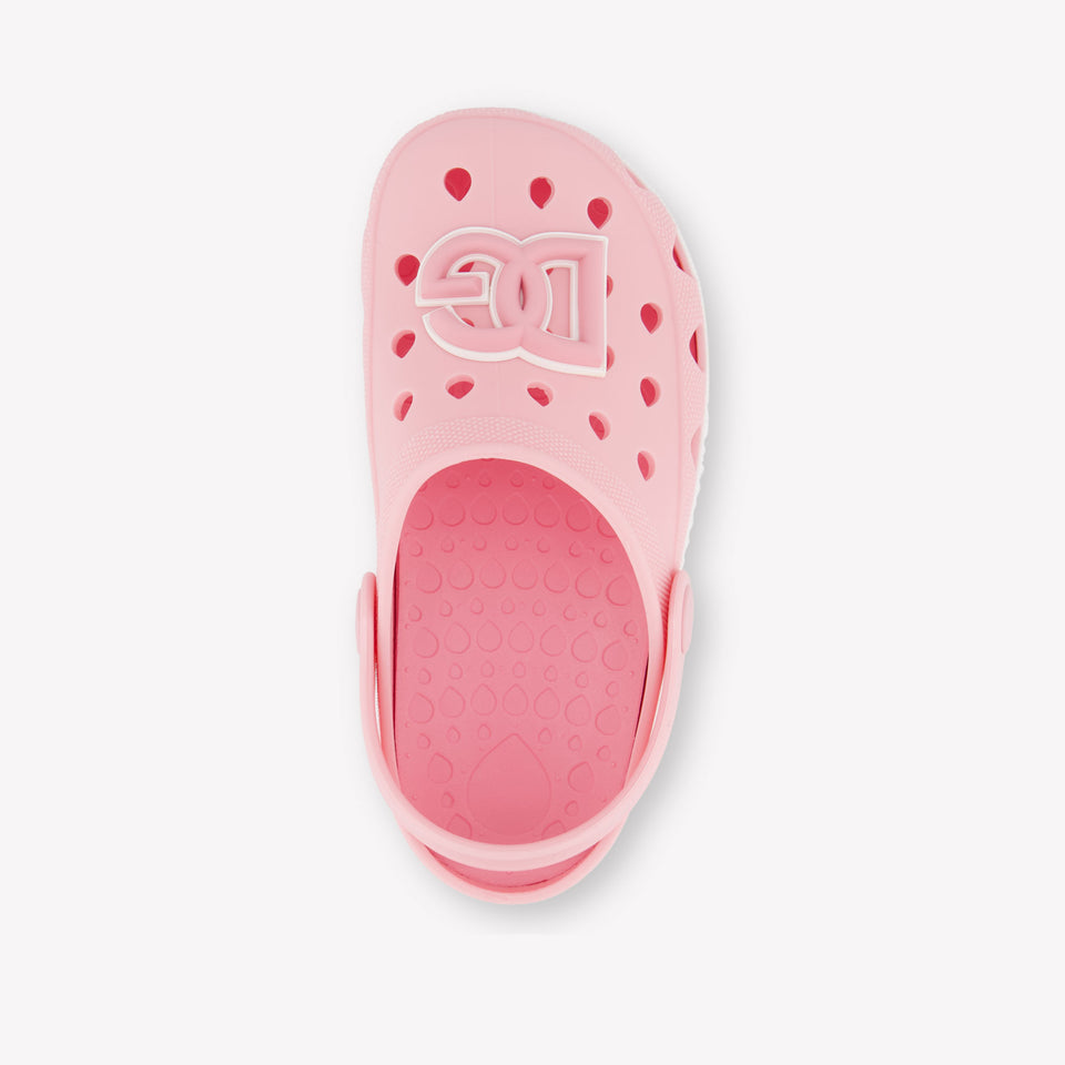 Dolce & Gabbana Unisex Sandals In Light Pink