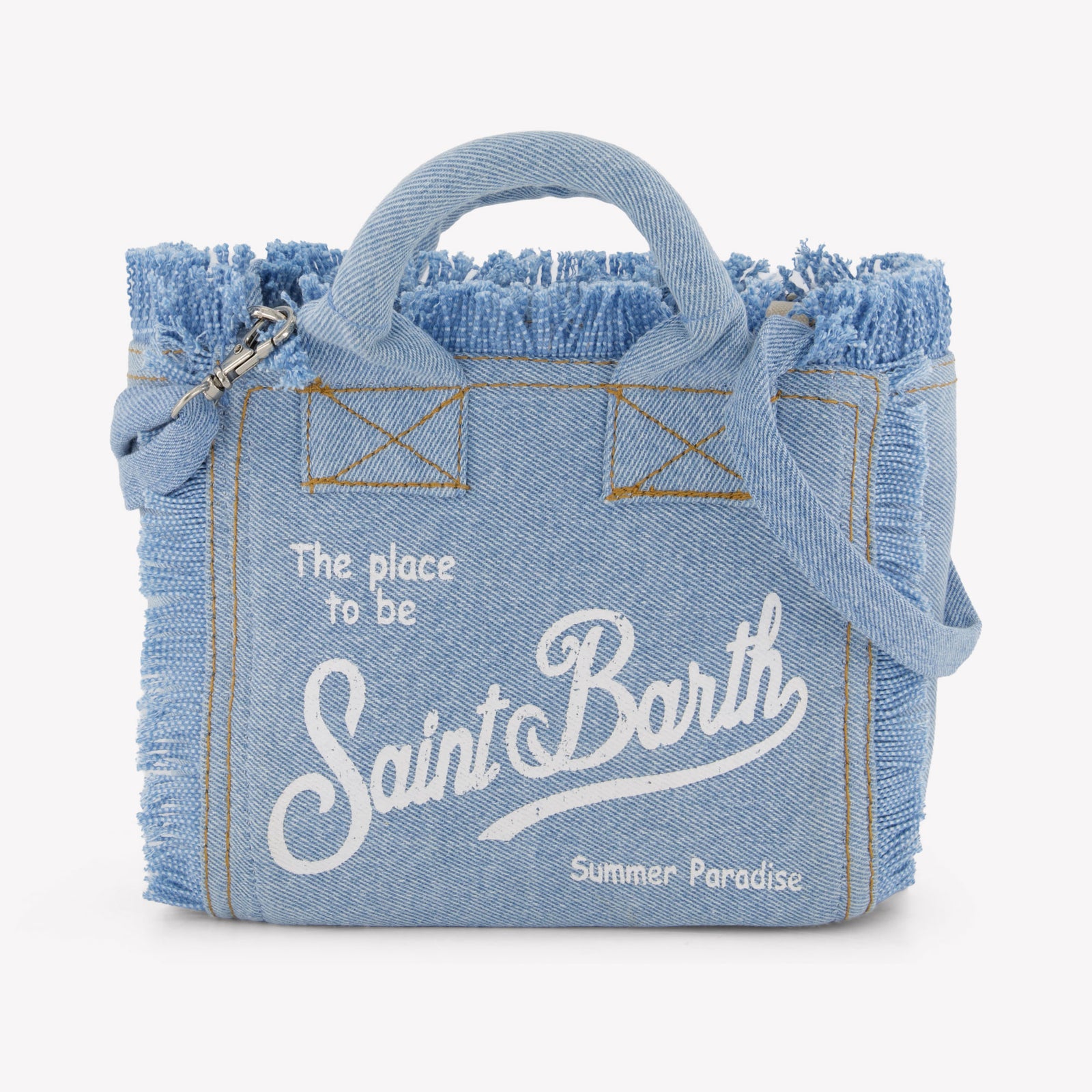 MC2 Saint Barth Kids Girls Bag In Jeans