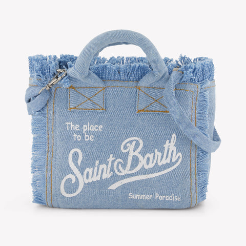 MC2 Saint Barth Kids Girls Bag In Jeans