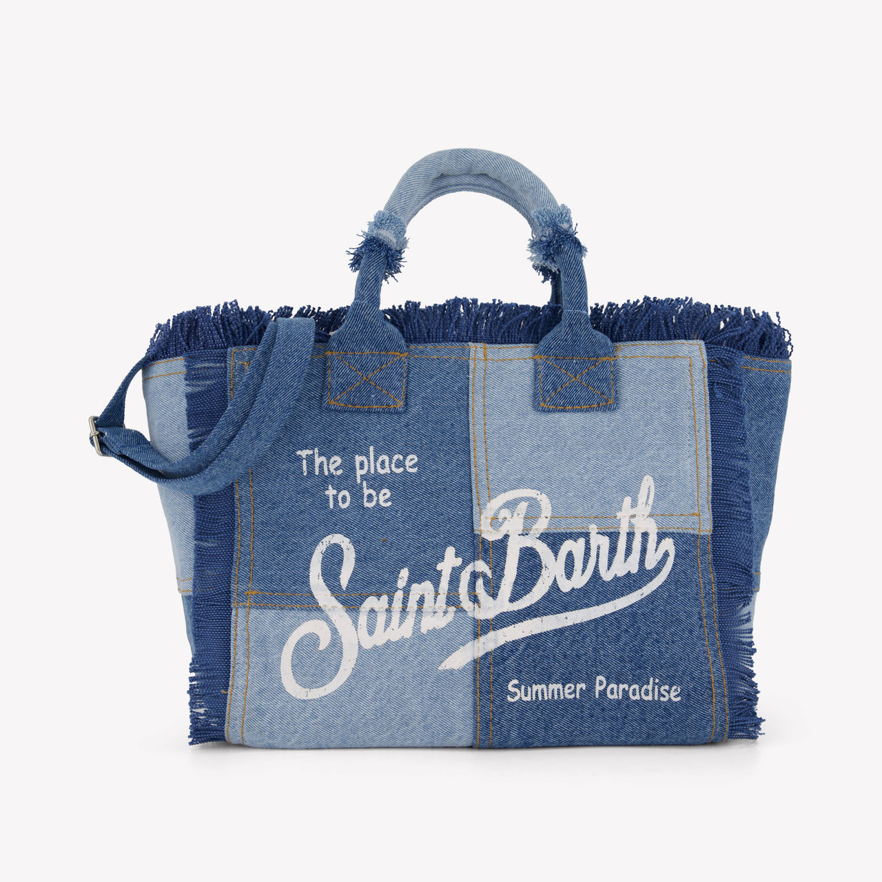 MC2 Saint Barth Kids Girls Bag In Jeans
