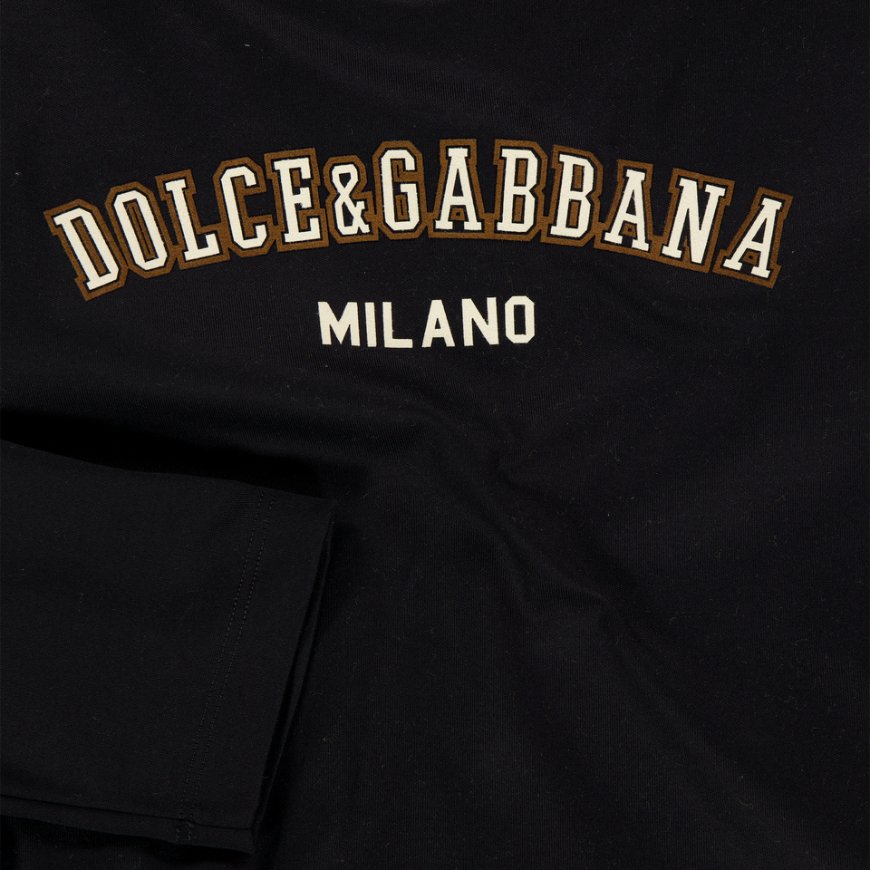 Dolce & Gabbana Kids Girls Dress In Black