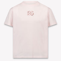 Dolce & Gabbana Kids Girls T-Shirt In Light Pink