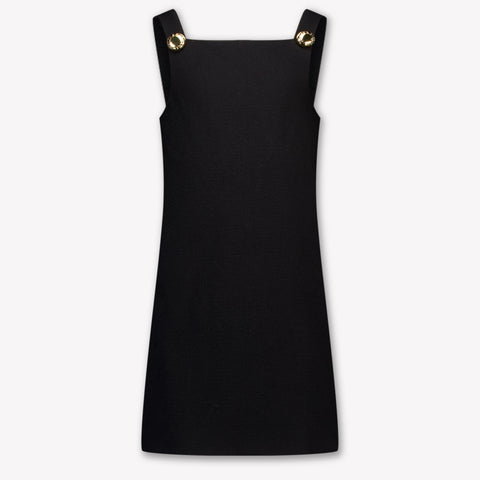 Dolce & Gabbana Kids Girls Dress In Black