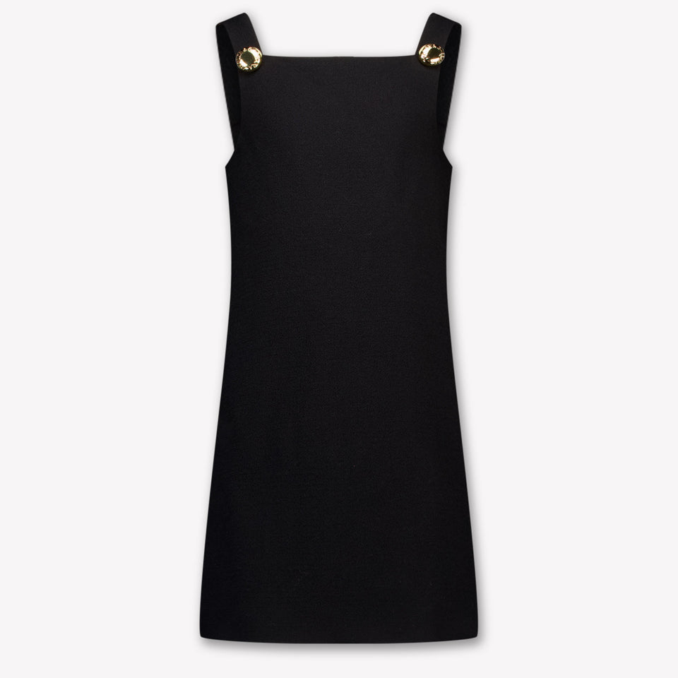 Dolce & Gabbana Kids Girls Dress In Black