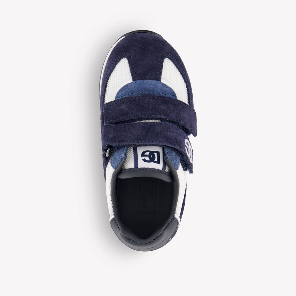 Dolce & Gabbana Boys Sneakers In Blue