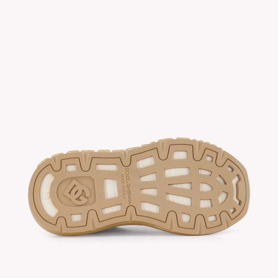 Dolce & Gabbana Girls Sneakers In Gold