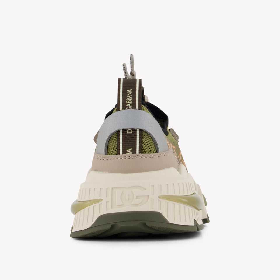 Dolce & Gabbana Unisex Sneakers In Light Green