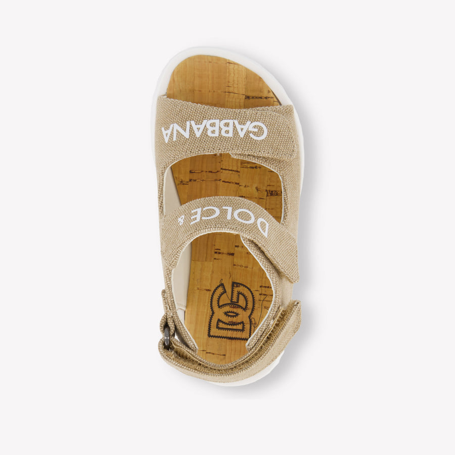 Dolce & Gabbana Jongens Sandalen In Beige