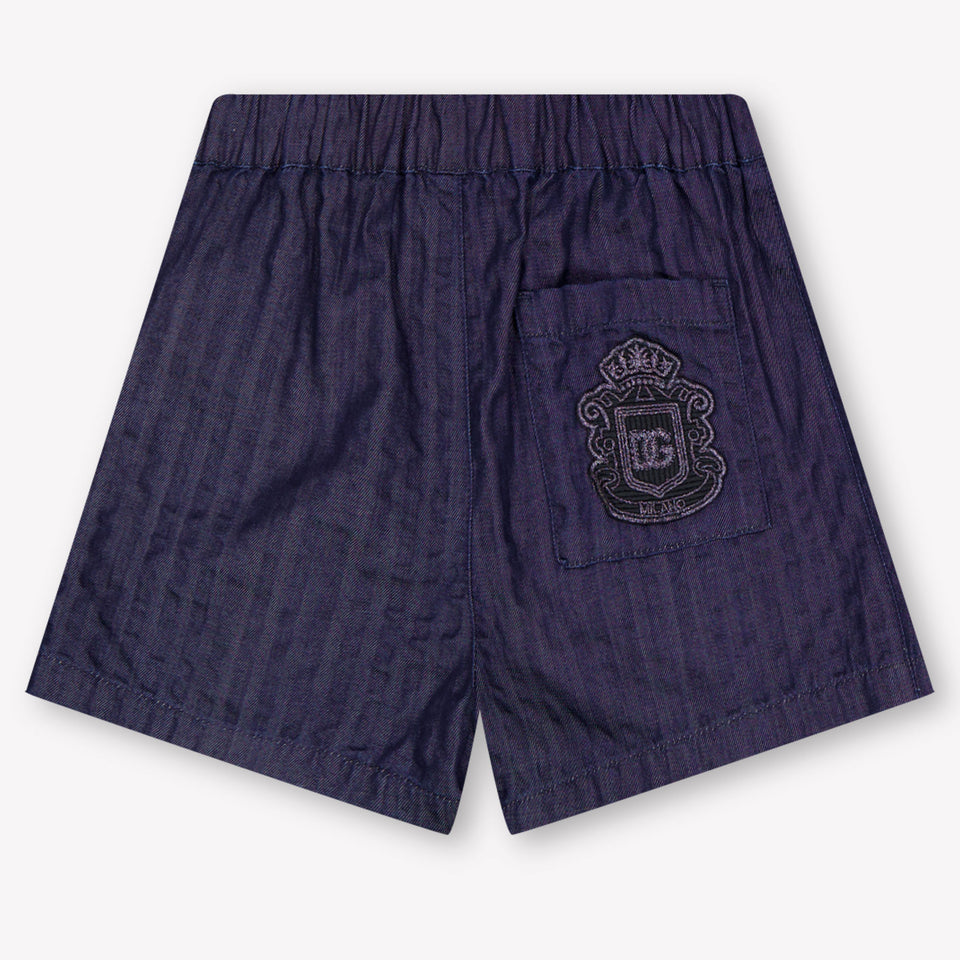 Dolce & Gabbana Baby Boys Shorts In Dark Blue