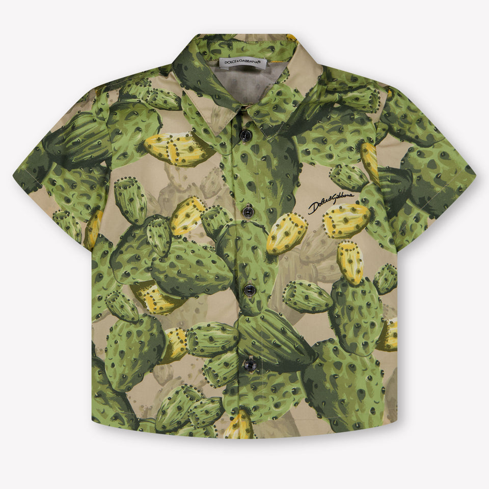 Dolce & Gabbana Baby Jongens Blouse In Groen