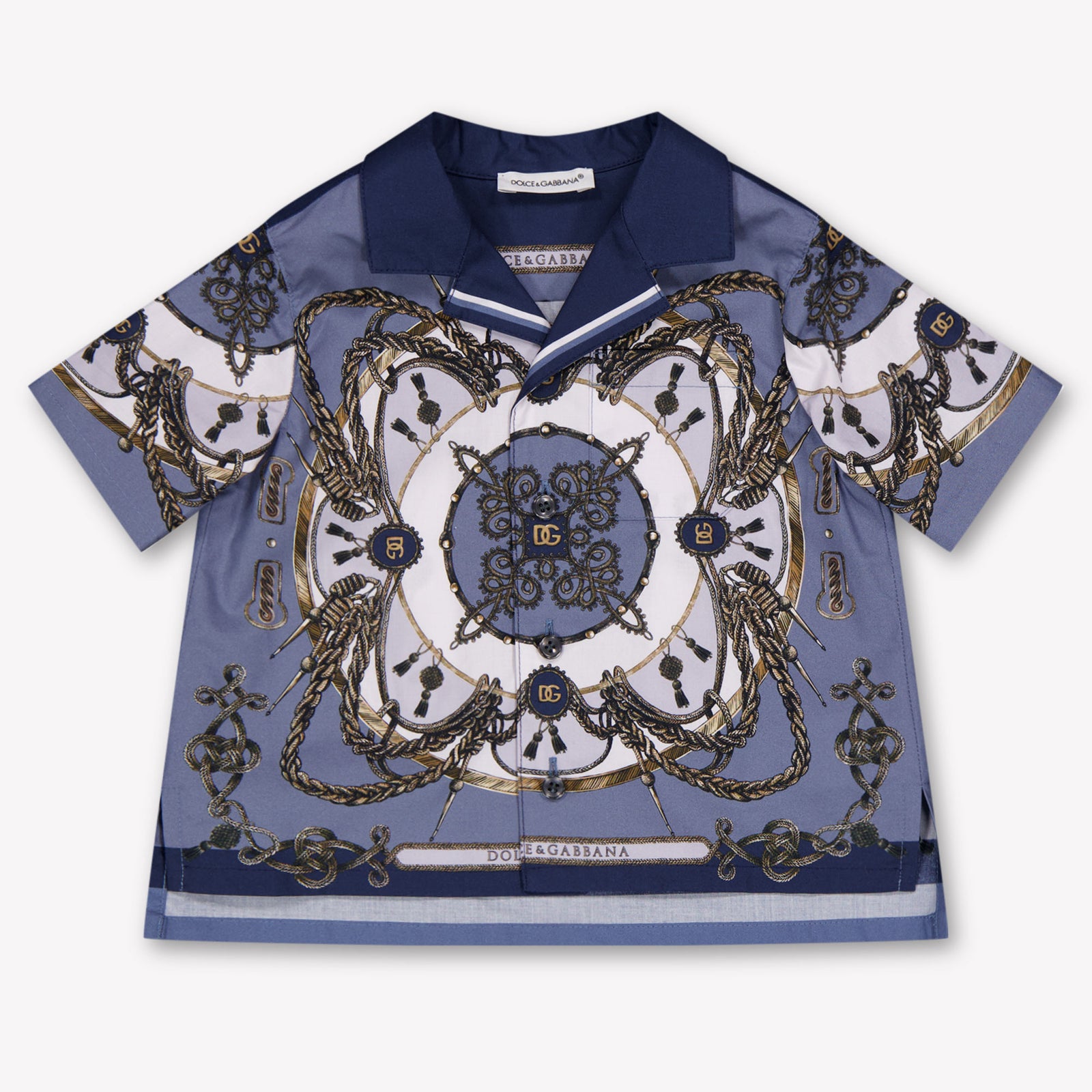 Dolce & Gabbana Baby Jongens Blouse In Blauw