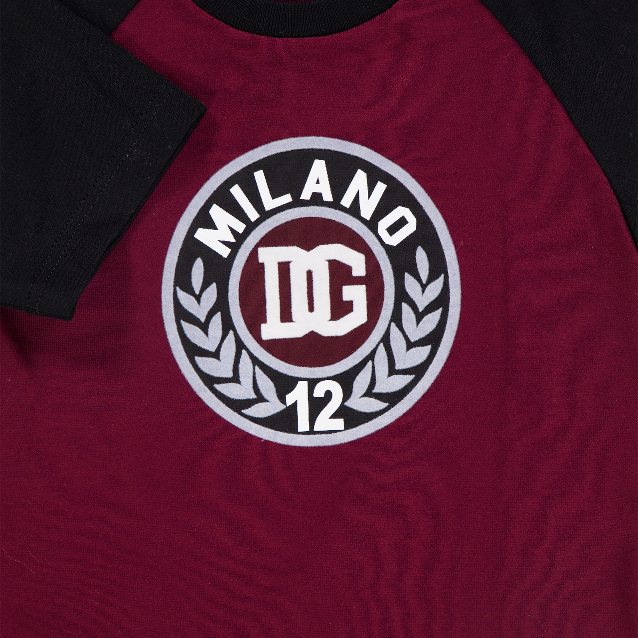 Dolce & Gabbana Baby Jongens T-Shirt In Bordeaux