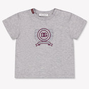 Dolce & Gabbana Baby Jongens T-Shirt In Grijs