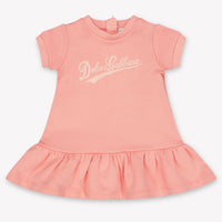Dolce & Gabbana Baby Girls Dress In Light Pink