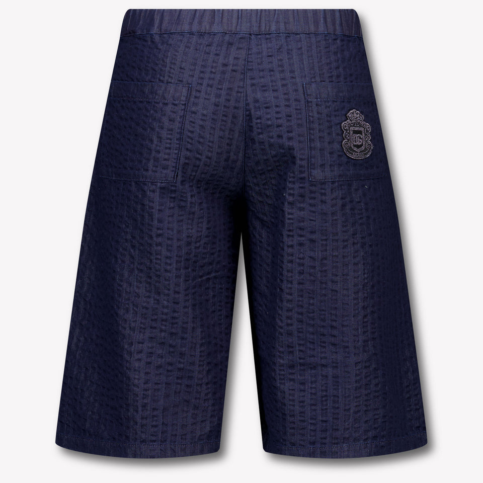 Dolce & Gabbana Kids Boys Shorts In Dark Blue