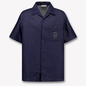 Dolce & Gabbana Kinder Jongens Blouse In Donker Blauw