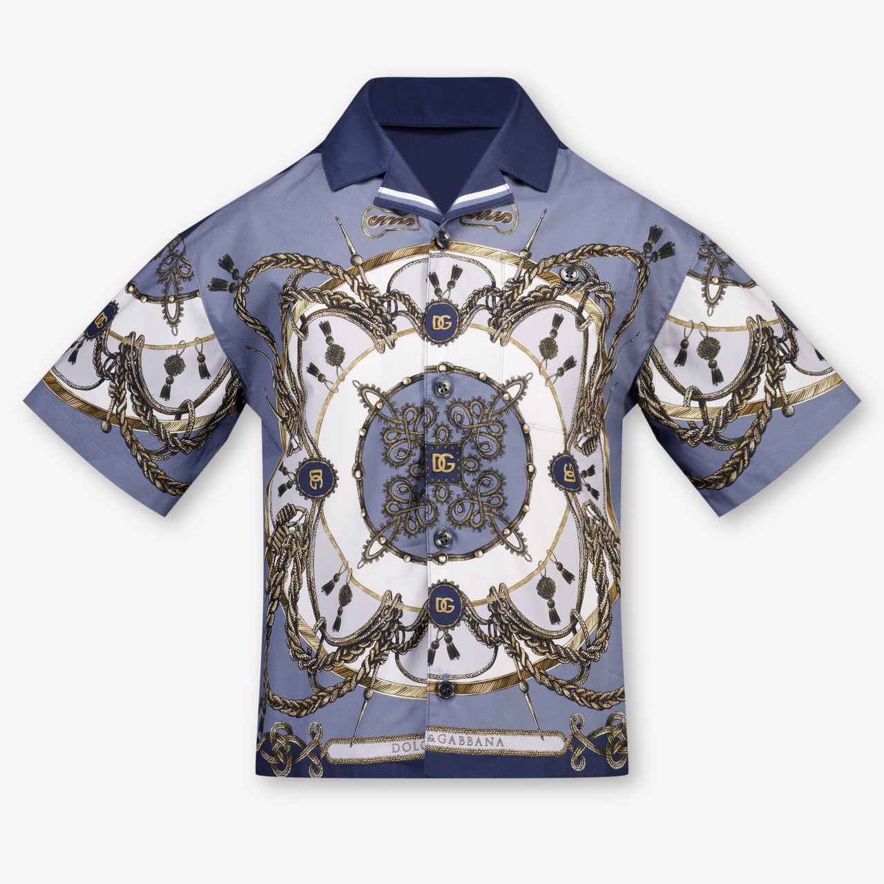 Dolce & Gabbana Kinder Jongens Blouse In Blauw