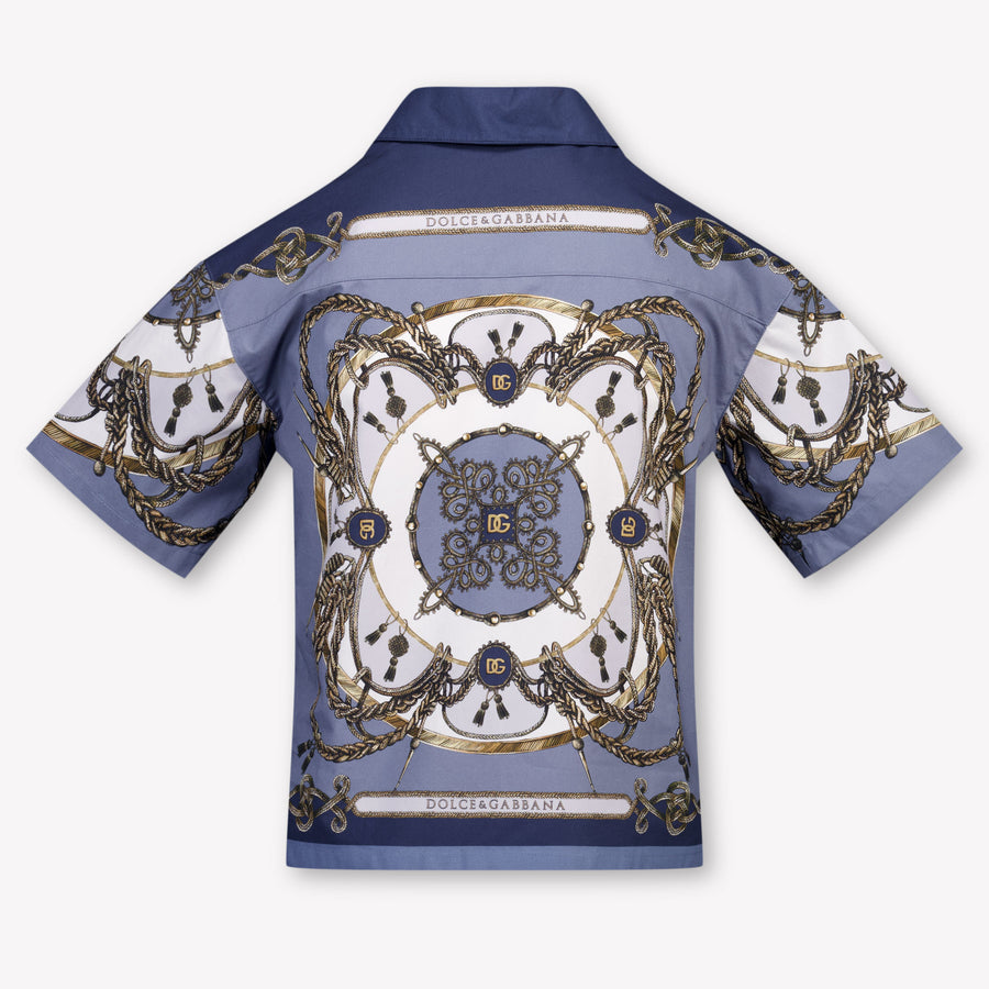 Dolce & Gabbana Kinder Jongens Blouse In Blauw
