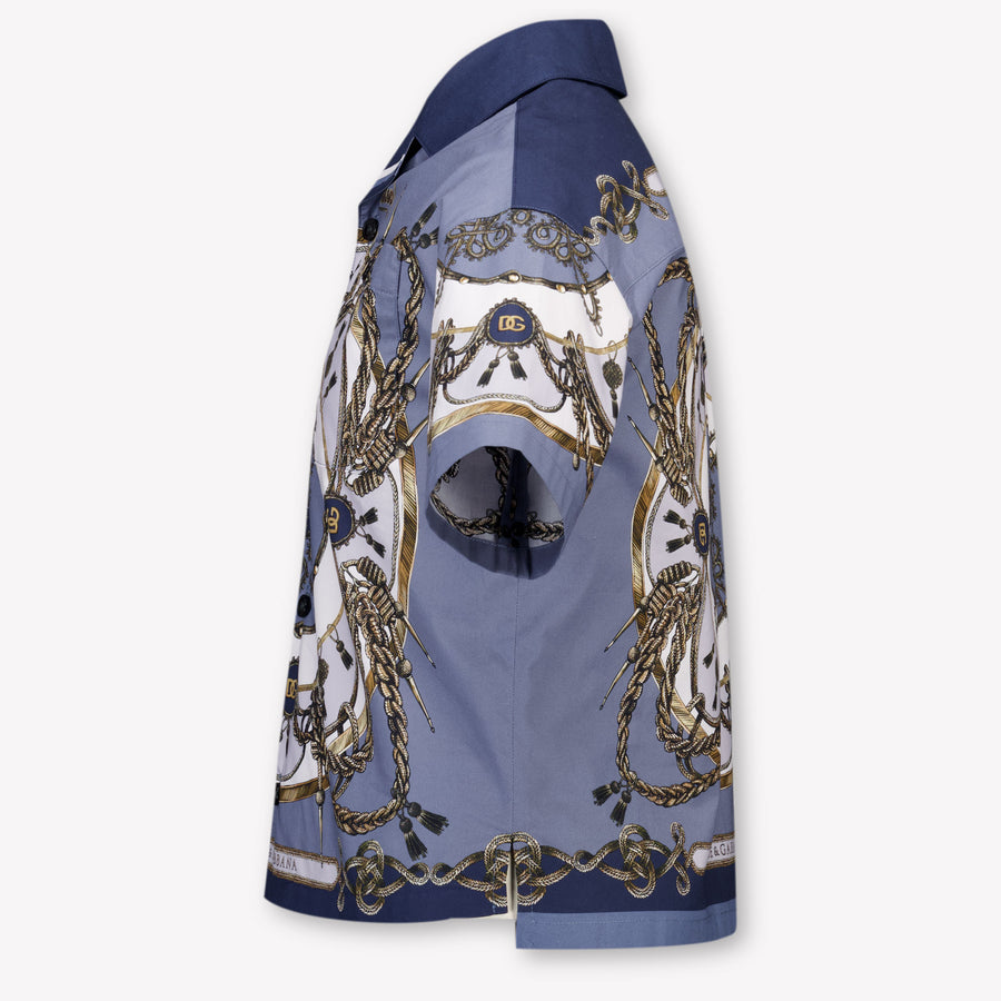 Dolce & Gabbana Kinder Jongens Blouse In Blauw