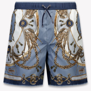 Dolce & Gabbana Kinder Jongens Zwemkleding In Blauw