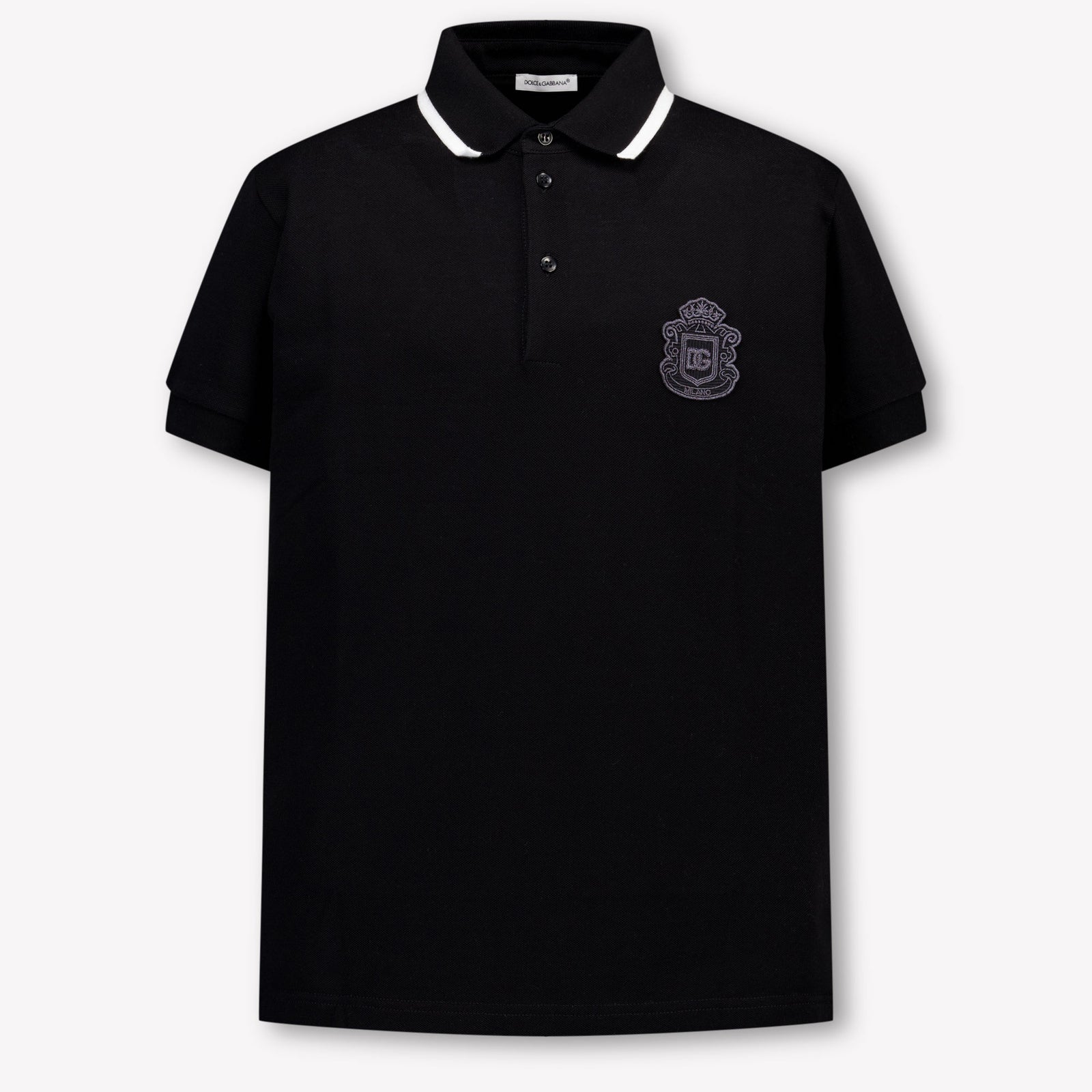 Dolce & Gabbana Kinder Jongens Polo In Zwart