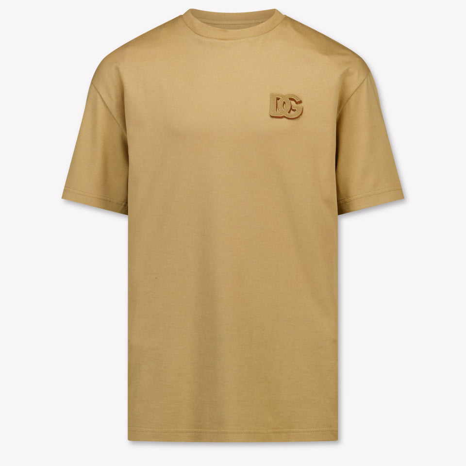 Dolce & Gabbana Kinder Jongens T-Shirt In Beige