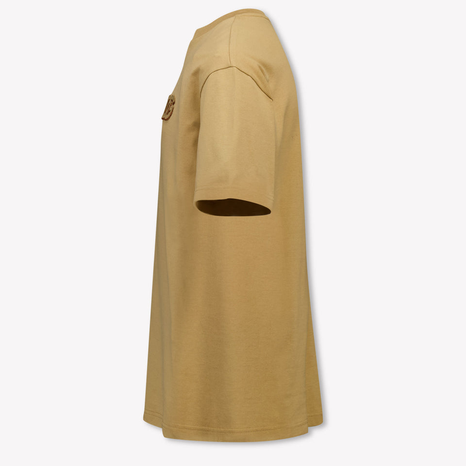 Dolce & Gabbana Kinder Jongens T-Shirt In Beige