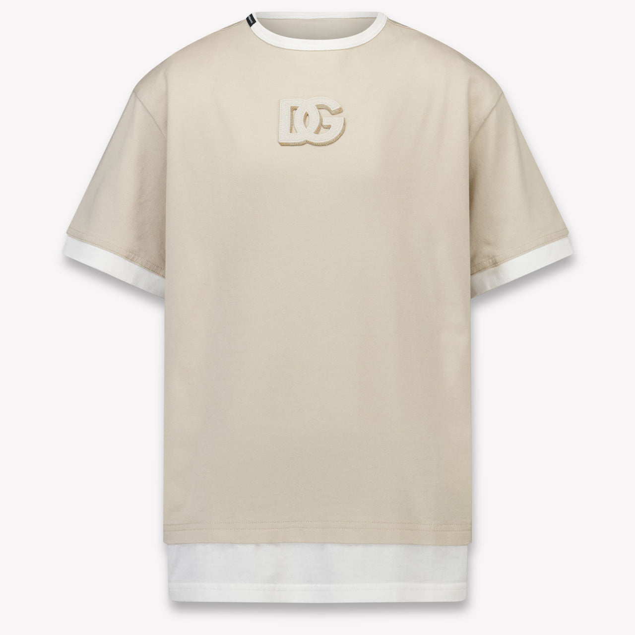 Dolce & Gabbana Kids Boys T-Shirt In Beige